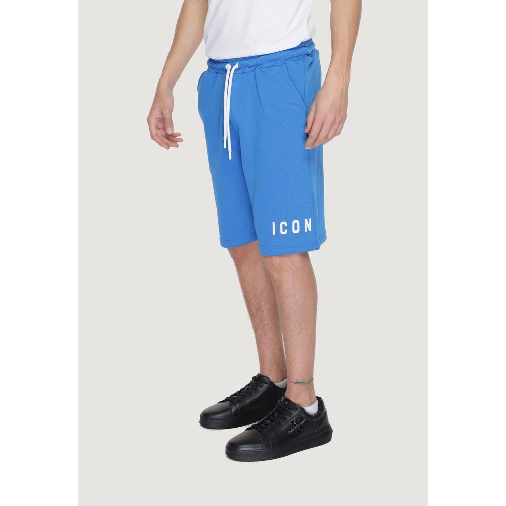 Icon Blue Cotton Bermuda IC-13549400126-IT42 | XS