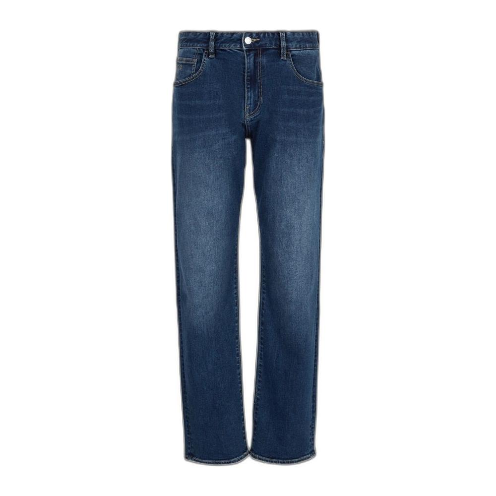 Armani Exchange Blue Cotton Jeans & Pant AR-13326900176-W29 | L30