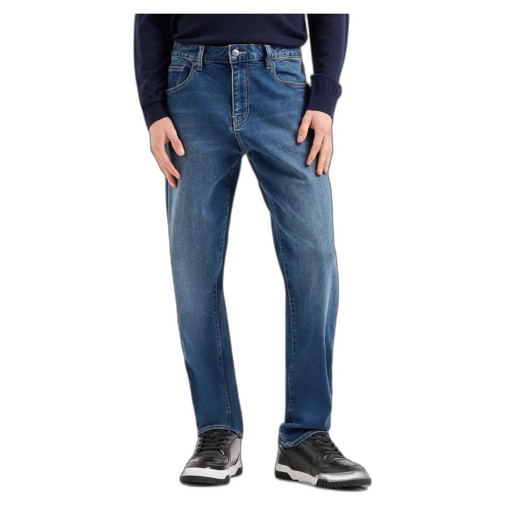 Armani Exchange Blue Cotton Jeans & Pant AR-13326900176-W29 | L30