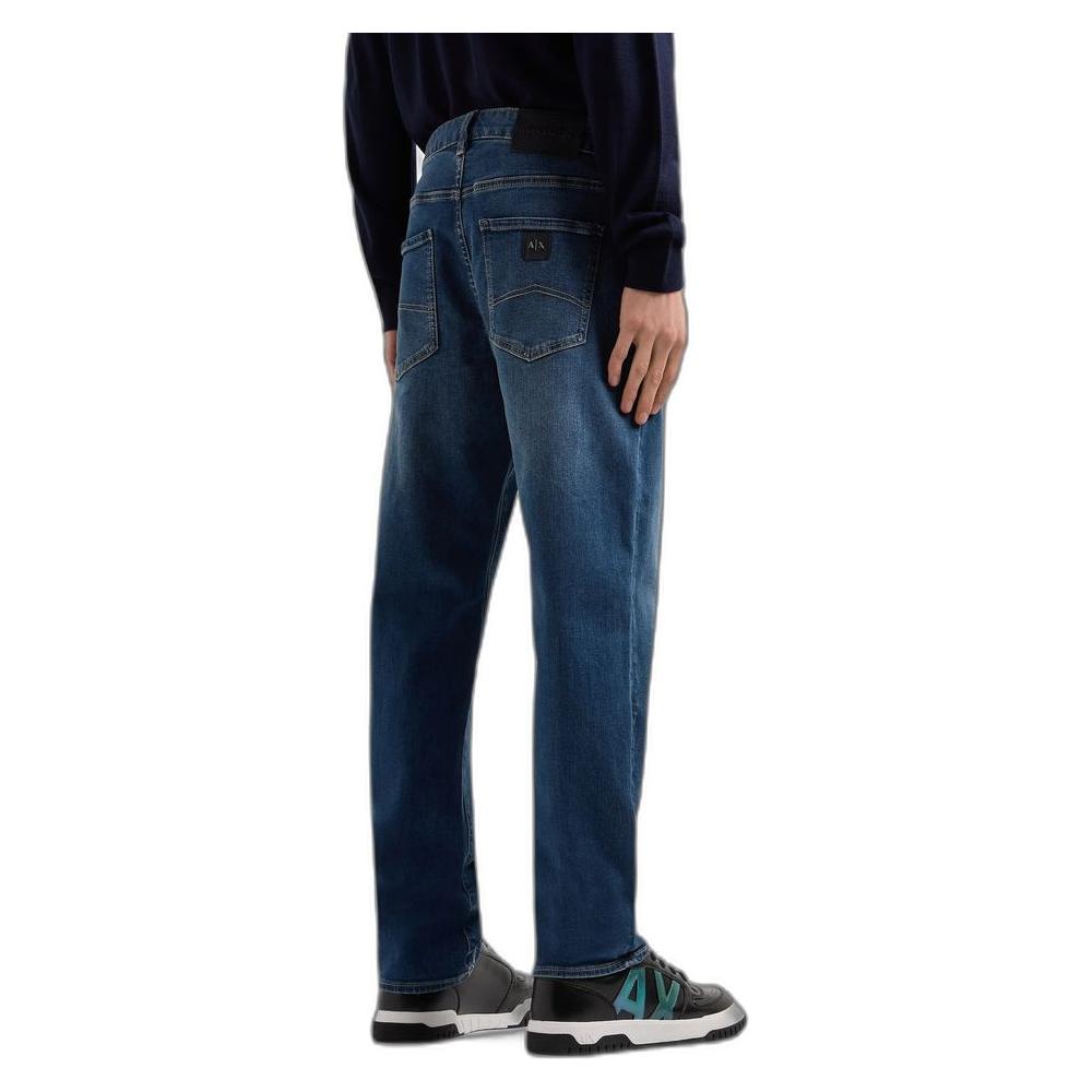 Armani Exchange Blue Cotton Jeans & Pant AR-13326900176-W29 | L30