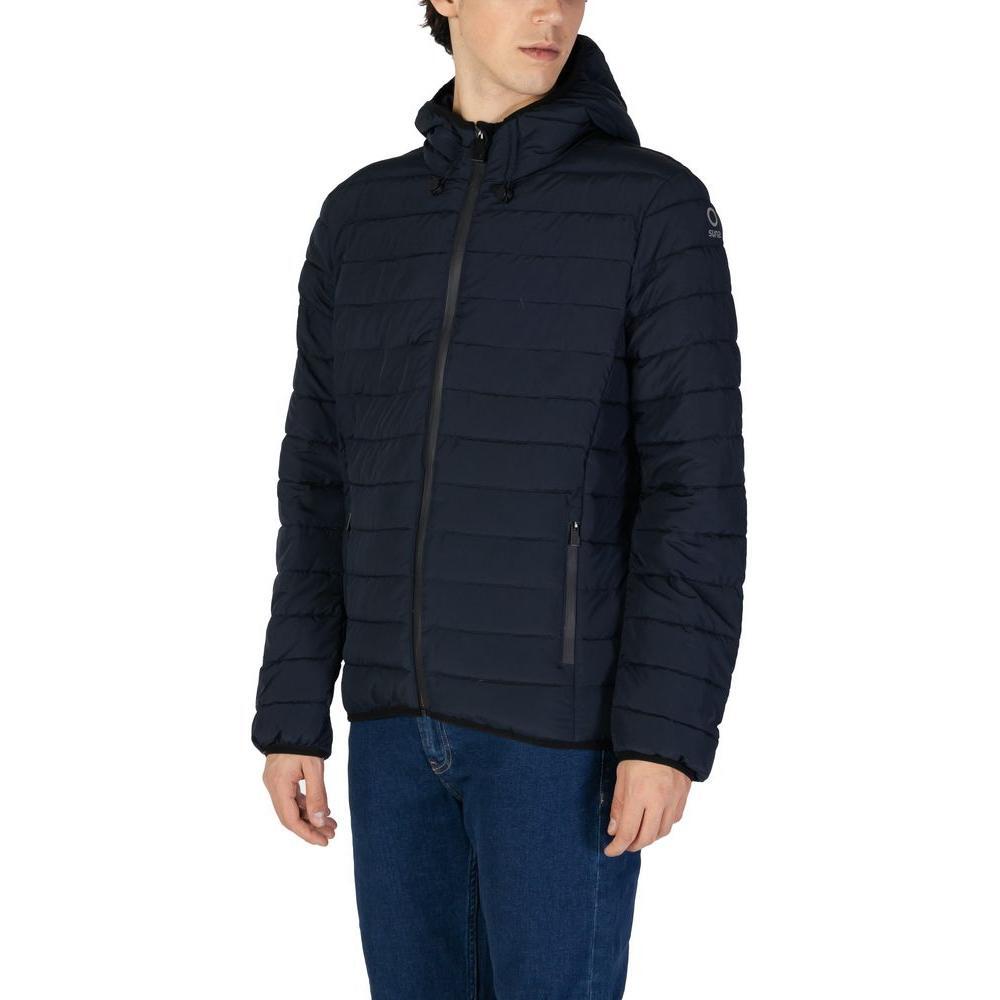 Suns Blue Polyester Jackets & Coat SU-15734300010-3XL