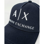 Armani Exchange Blue Cotton Caps Baseball Hat AR-6517000010-UNI