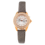 Folli Follie Gray Leather Watch FFWF1B006STMAC