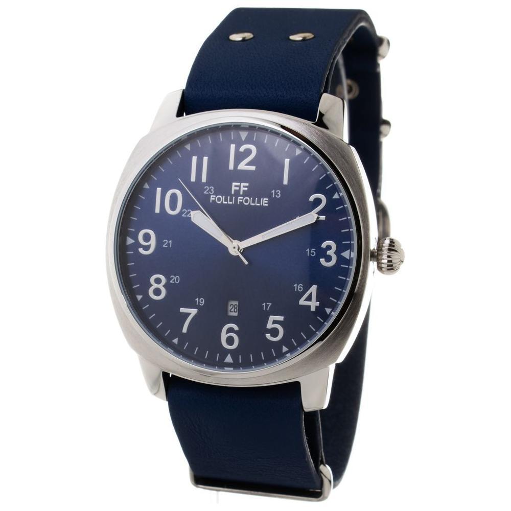Folli Follie Blue Leather Watch
