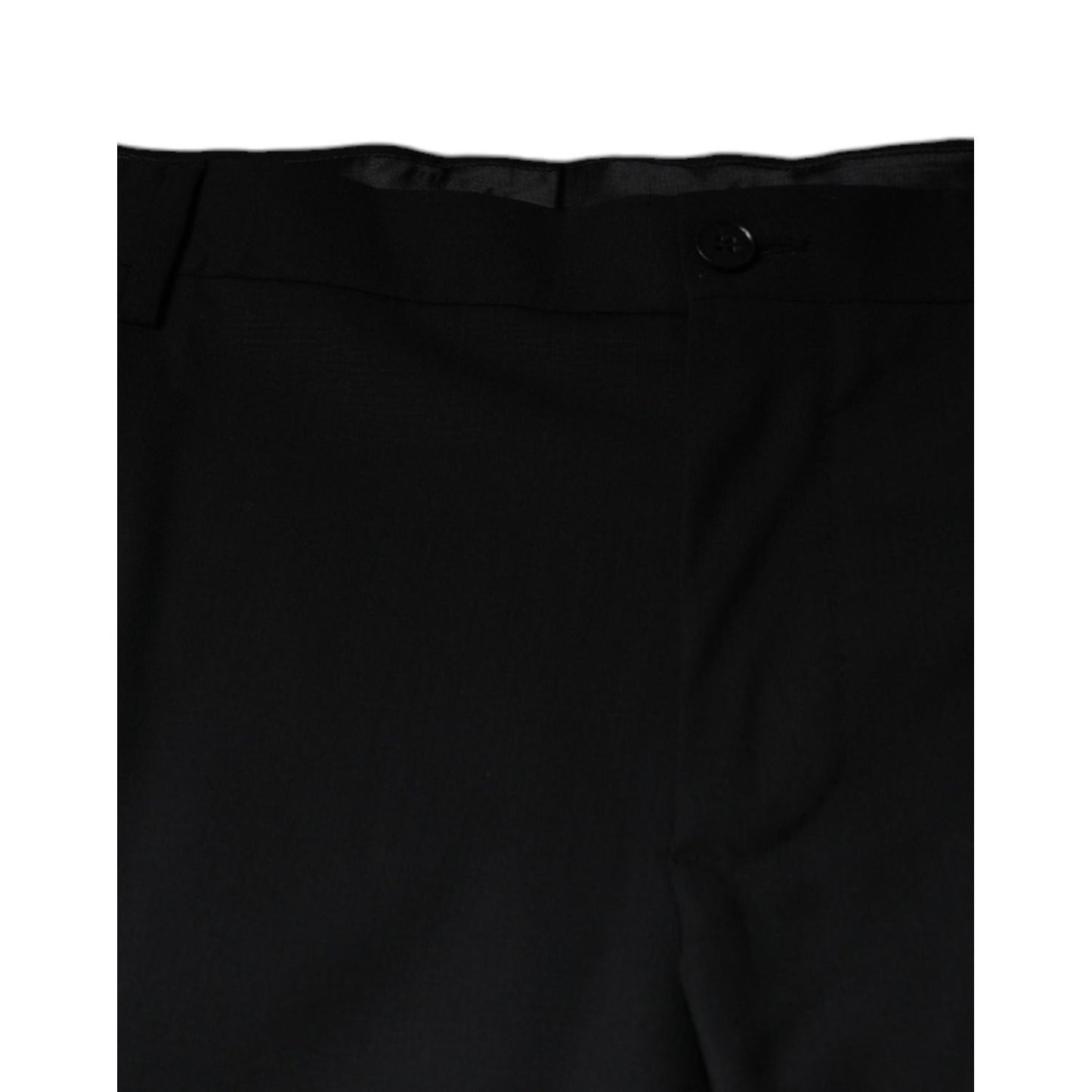 Dolce & Gabbana Black Wool Men Formal Dress Pants PAN75566-58