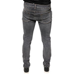 Dolce & Gabbana Dark Gray Cotton Stretch Skinny Denim Jeans PAN75582-48
