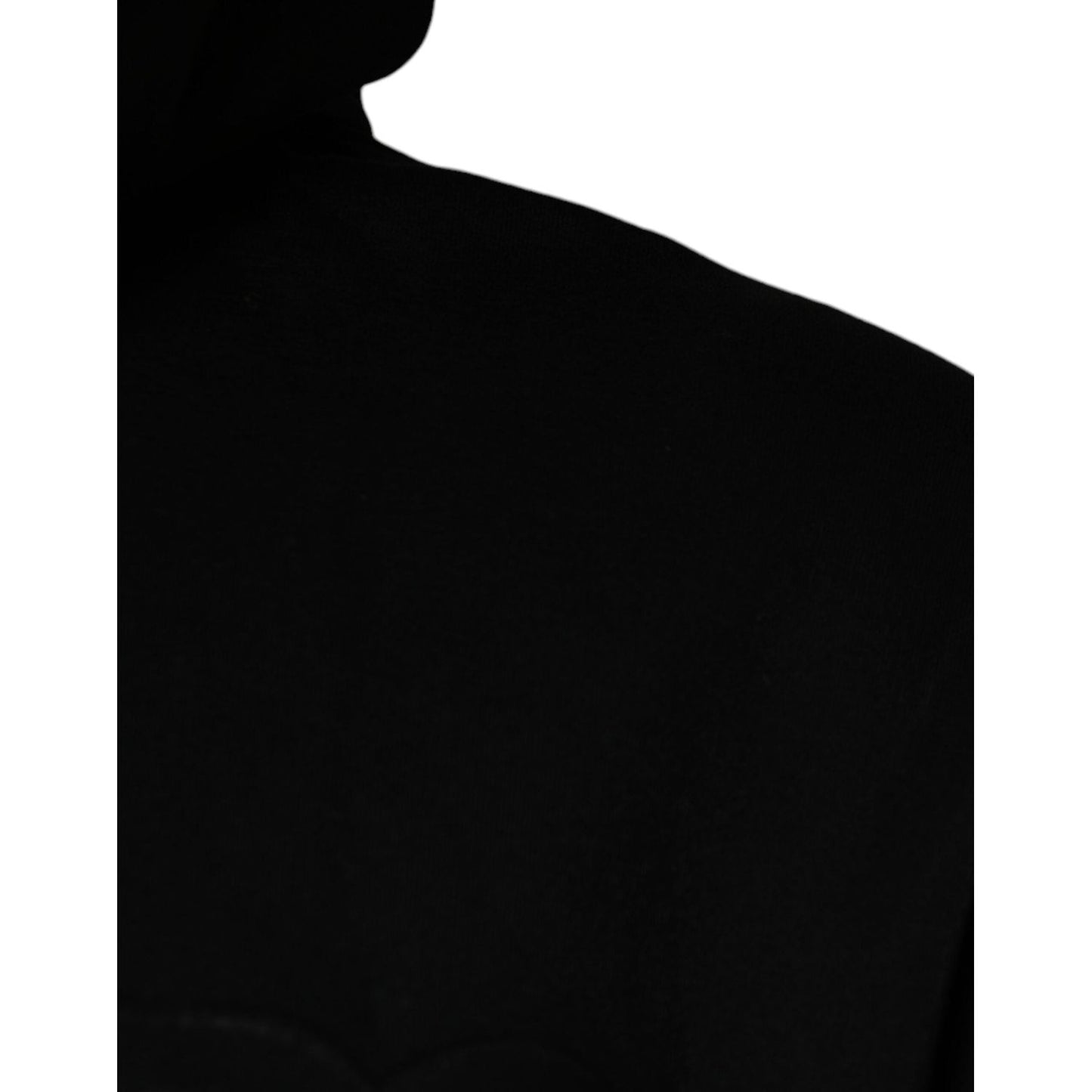 Dolce & Gabbana Black Pocket CottonHooded Sweatshirt Sweater TSH87003-46