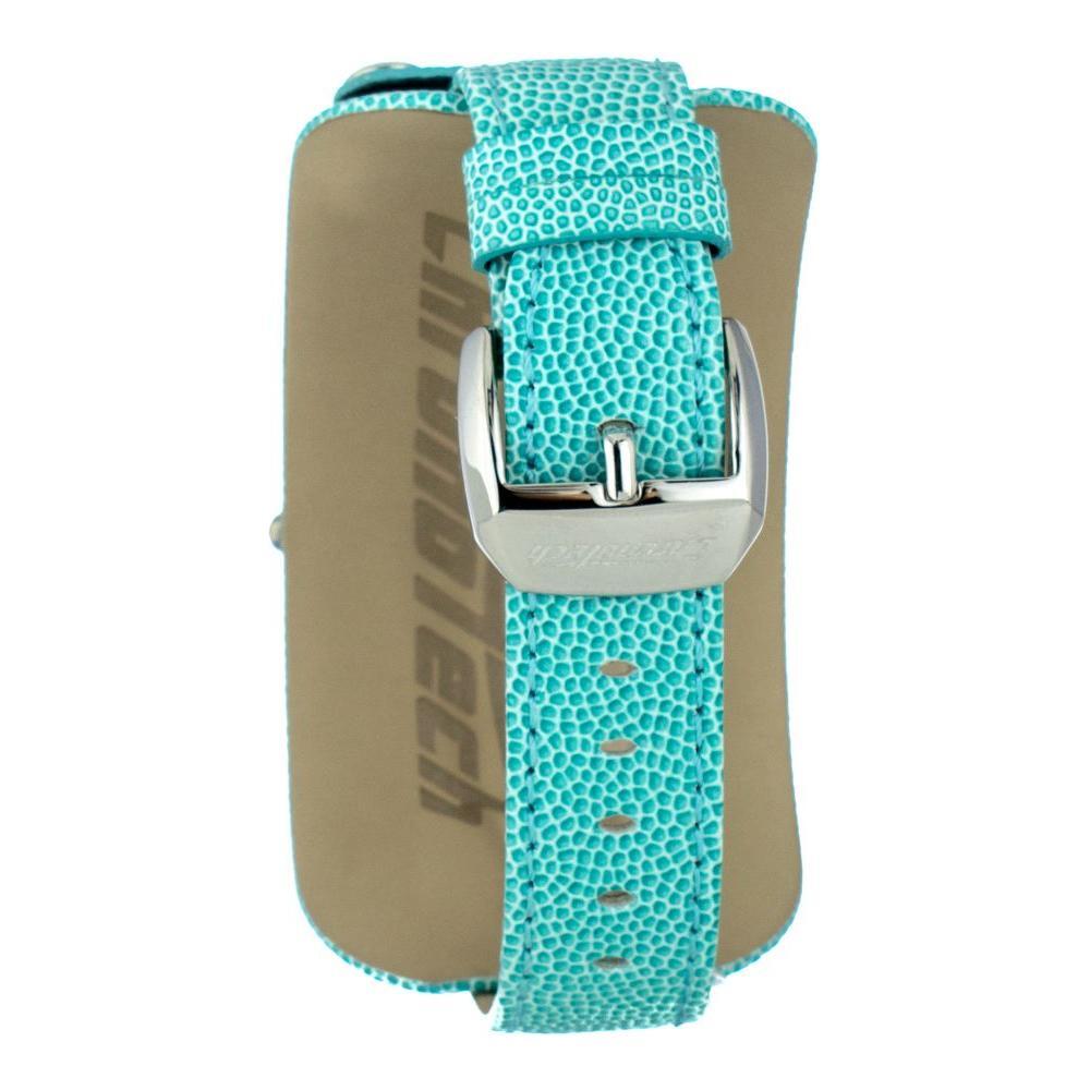 Chronotech Blue Leather Dress Watch