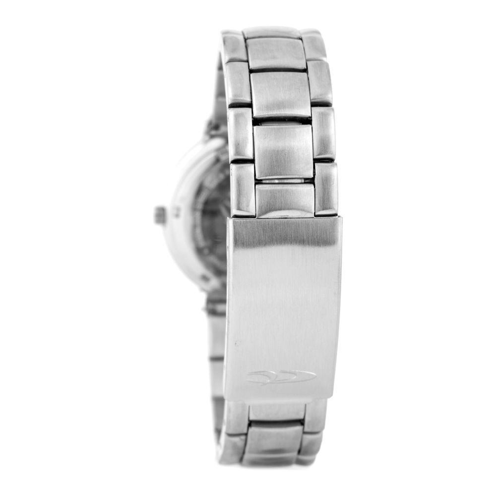Chronotech Silver Stainless Steel Dress Watch