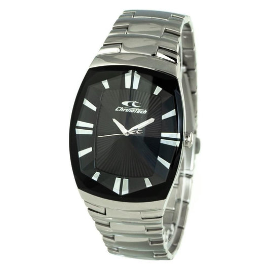 Chronotech Silver Stainless Steel Watch