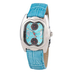Chronotech Blue Leather Watch CHCT7220L04AC