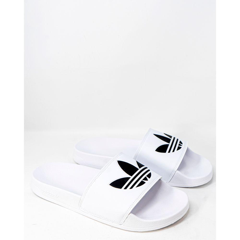 Adidas White Polyester Slipper AD-6651100008-EU44.5/US11.5