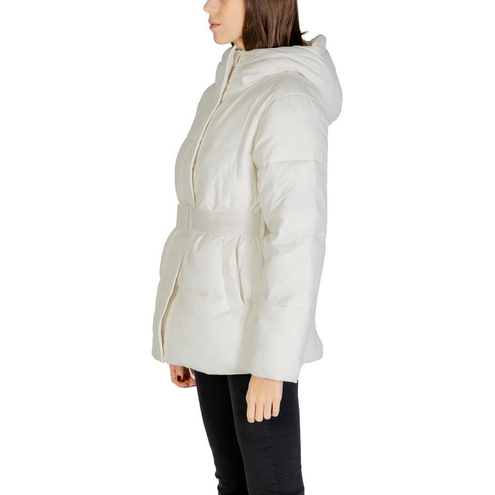 Calvin Klein Jeans Cream Nylon Jackets & Coat CA-14573900143-IT44|L