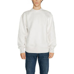 Calvin Klein Jeans White Recycled Cotton Sweatshirt CA-14580700008-IT48 | L