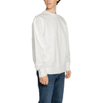 Calvin Klein Jeans White Recycled Cotton Sweatshirt CA-14580700008-IT48 | L