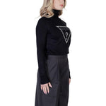 Guess Black Viscose Turtleneck GU-14687900009-IT38|XS