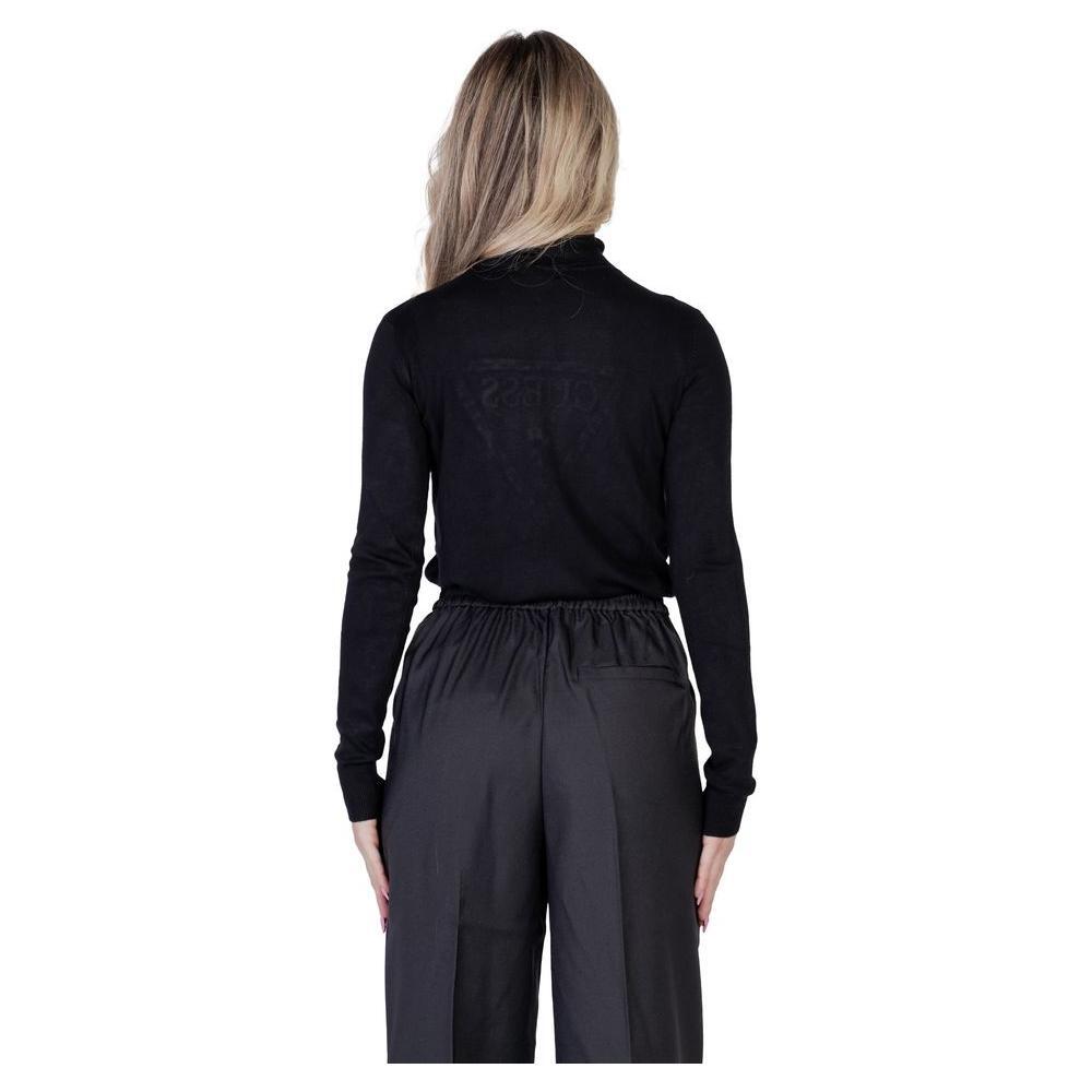 Guess Black Viscose Turtleneck GU-14687900009-IT38|XS