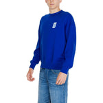 Replay Blue Cotton Sweatshirt RE-14825300010-IT44 | S