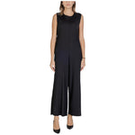 Sandro Ferrone Black Polyester Jumpsuit SA-15620000009-IT42|M