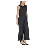 Sandro Ferrone Black Polyester Jumpsuit SA-15620000009-IT42|M