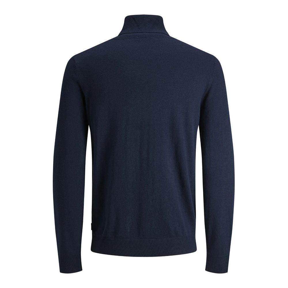 Jack Jones Blue Cotton Turtleneck JA-3448600010-IT42 | XS