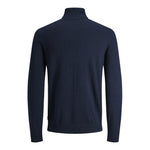 Jack Jones Blue Cotton Turtleneck JA-3448600010-IT42 | XS