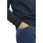 Jack Jones Blue Cotton Turtleneck JA-3448600010-IT42 | XS