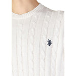 U.S. POLO ASSN. White Cotton Sweater US-15719300008-IT54 | XXL