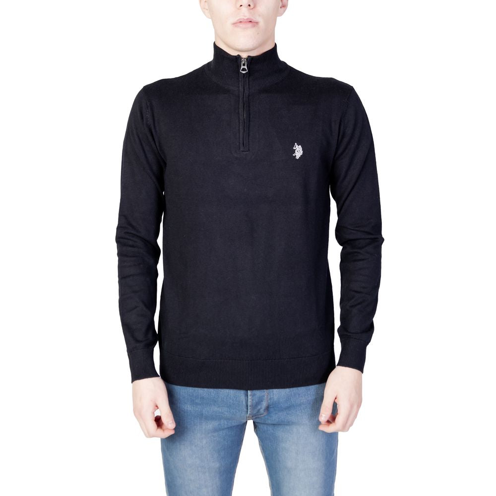 U.S. POLO ASSN. Black Cotton Sweater US-13146700009-IT52 | XL