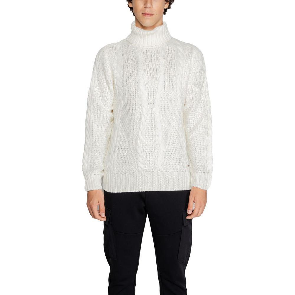 Gianni Lupo White Polyester Sweater GI-14786900008-IT52 | XL
