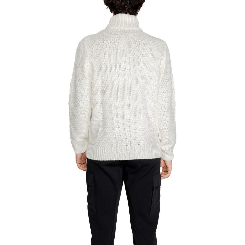 Gianni Lupo White Polyester Sweater GI-14786900008-IT52 | XL