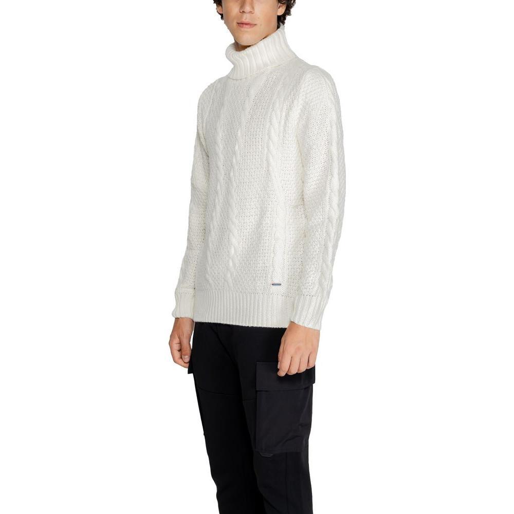 Gianni Lupo White Polyester Sweater GI-14786900008-IT52 | XL