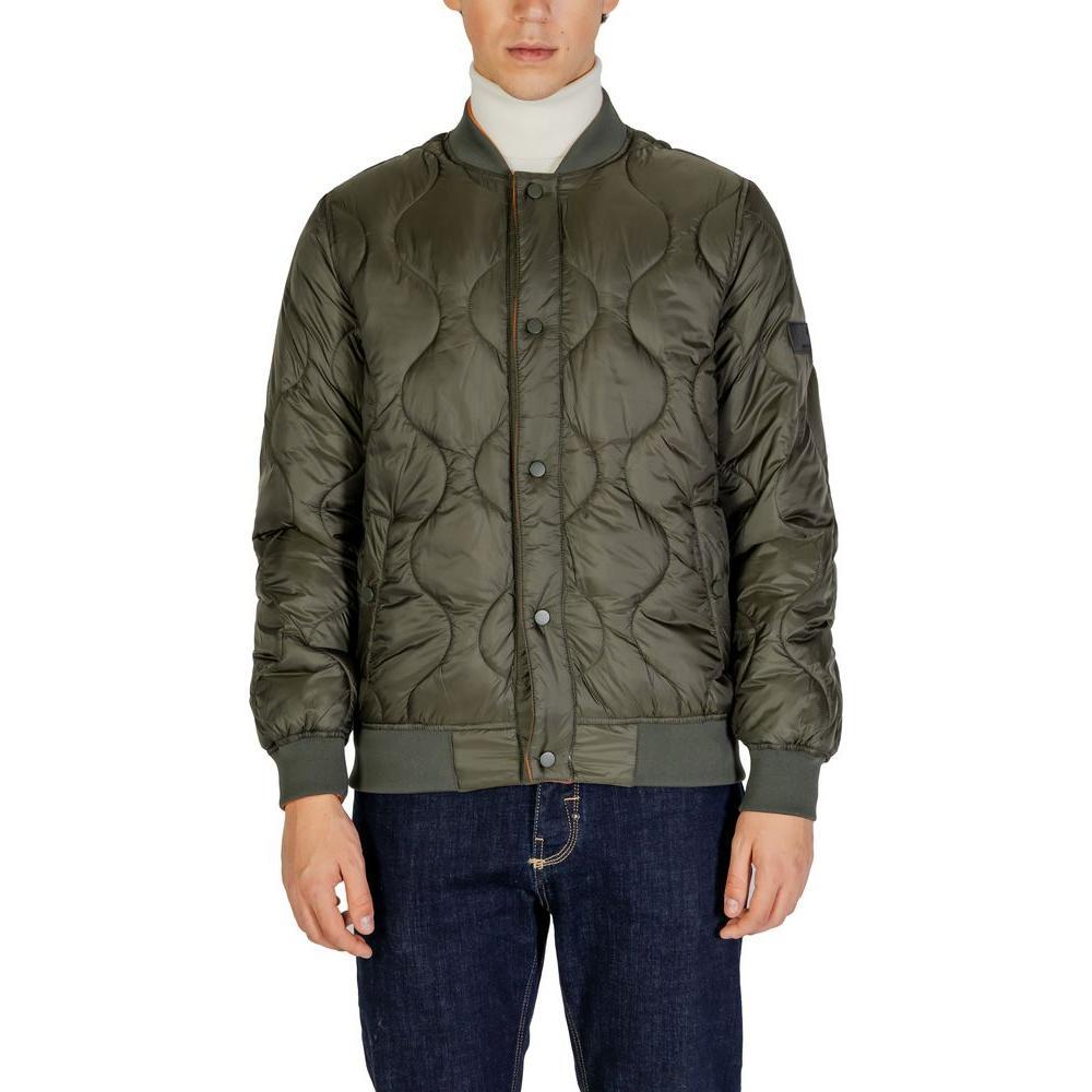 Gianni Lupo Green Polyamide Jackets & Coat GI-14787700150-IT48 | L
