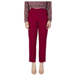 Vila Clothes Bordeaux Polyester Pant VI-12005800129-34 | XXS