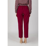 Vila Clothes Bordeaux Polyester Pant VI-12005800129-34 | XXS