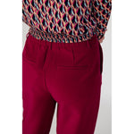 Vila Clothes Bordeaux Polyester Pant VI-12007800129-IT36|XXS