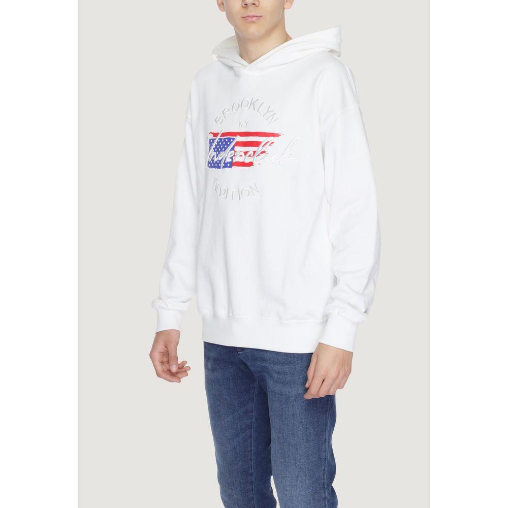 Underclub White Cotton Hoody UN-14203700008-IT52 | XL