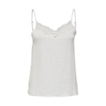 Jacqueline De Yong White Polyester Tank Top JA-14212300008-IT36|XXS