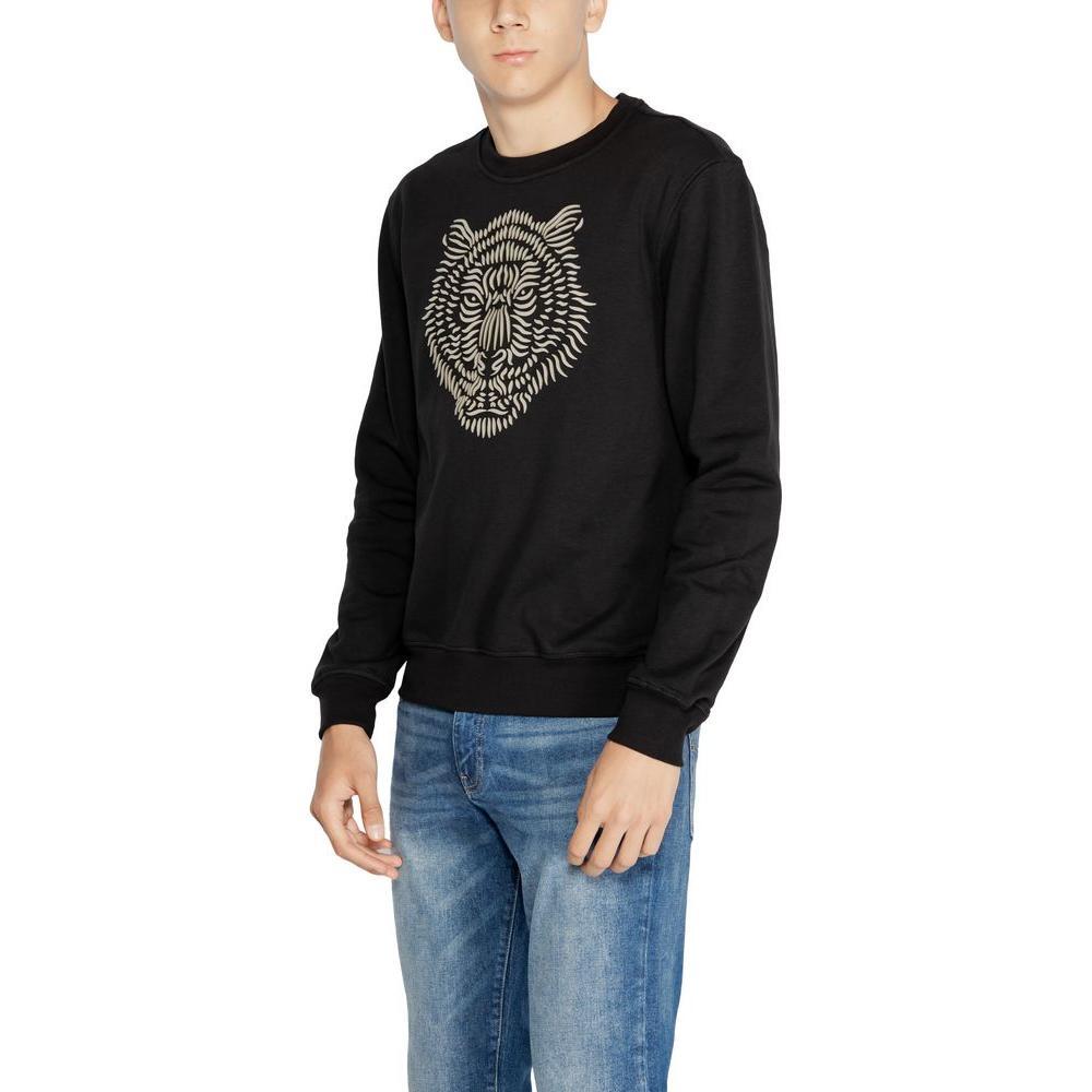 Antony Morato Black Cotton Sweatshirt AN-14635800009-IT52 | XL