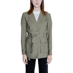 Morgan De Toi Green Viscose Blazer MO-14678800149-IT36|XXS