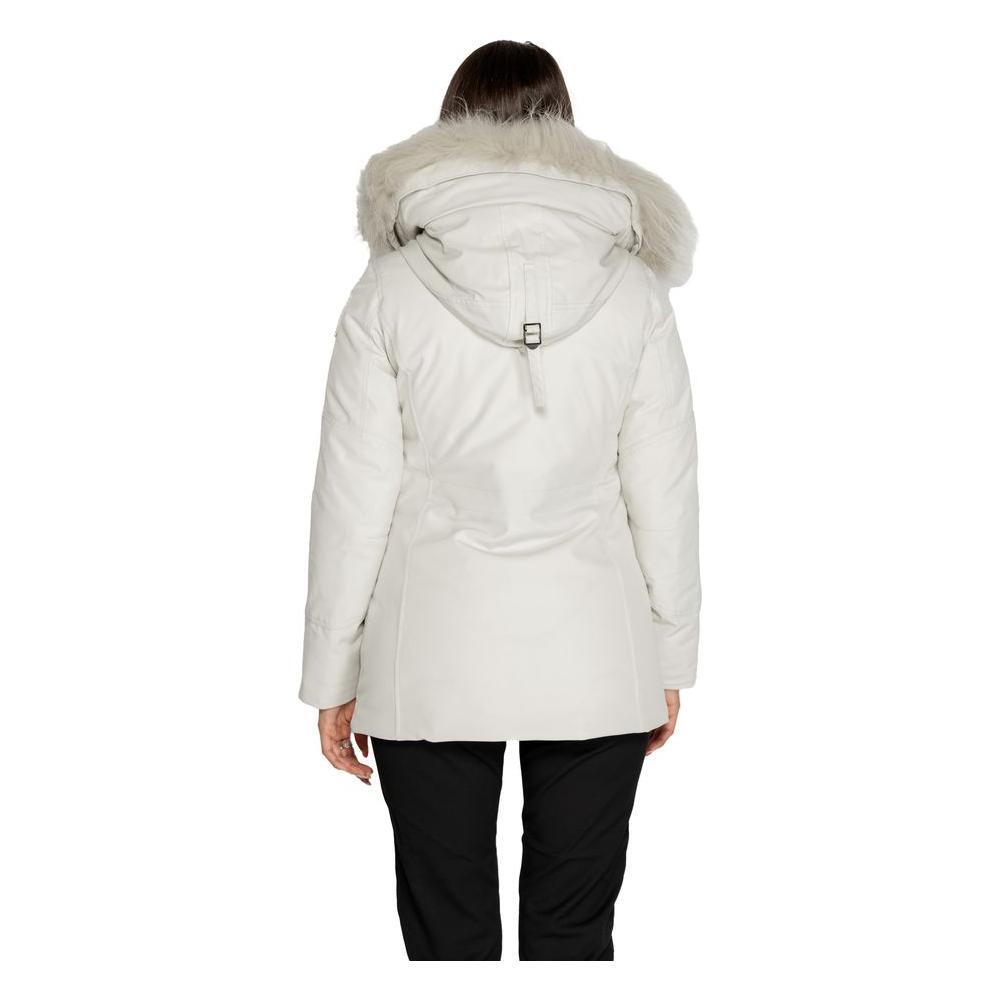 Blauer White Polyester Parka BL-14720000008-IT38|XS