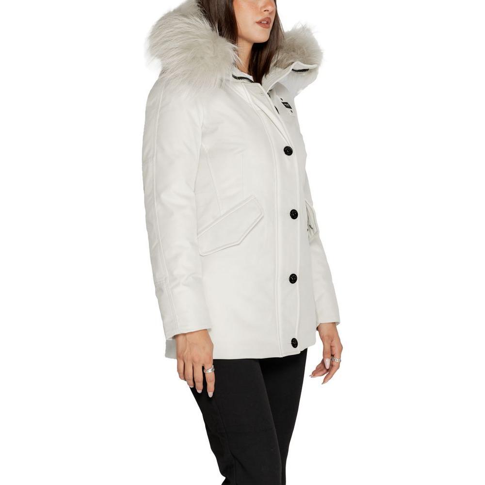 Blauer White Polyester Parka BL-14720000008-IT38|XS