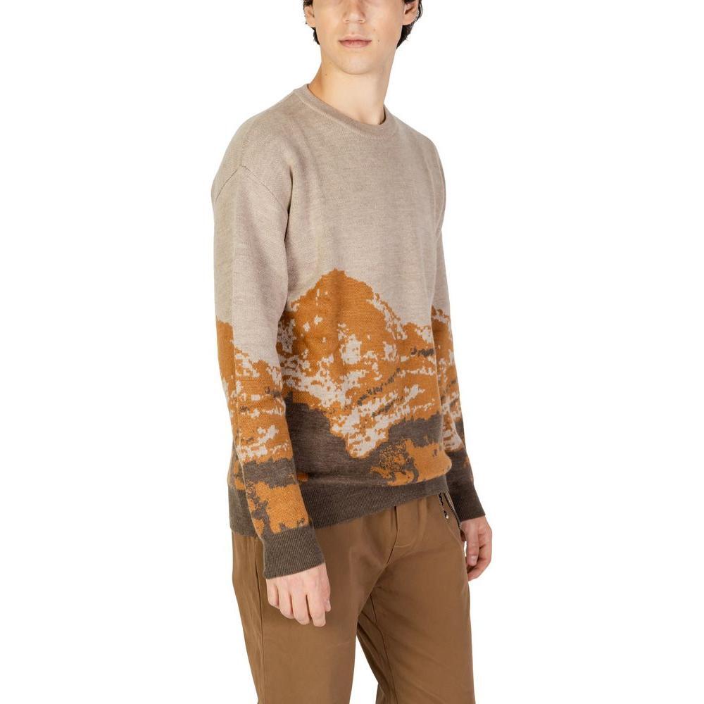 Gianni Lupo Brown Marabou Sweater GI-14787900131-IT54 | XXL