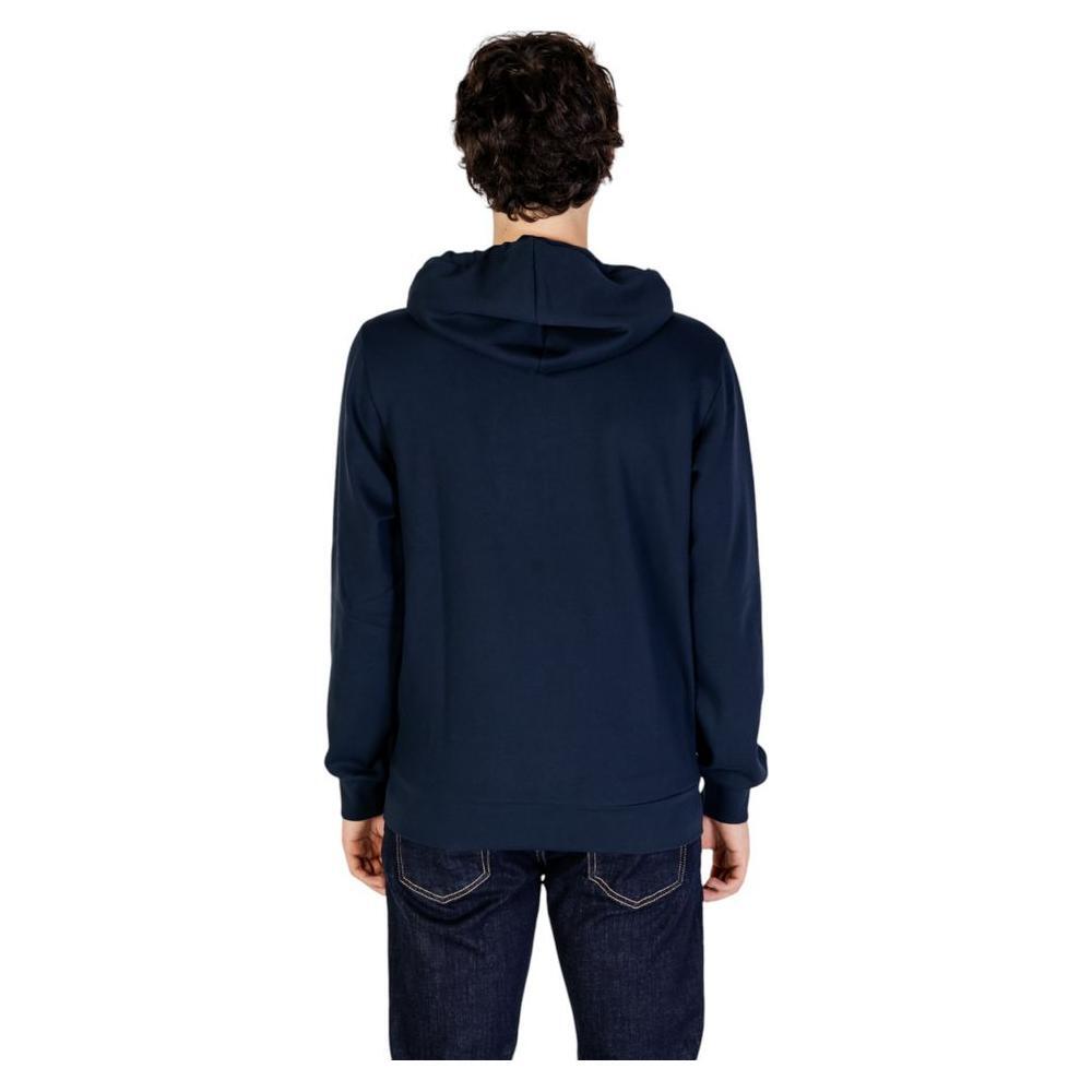 Emporio Armani Underwear Blue Polyester Hoody EM-15168800010-IT52 | XL