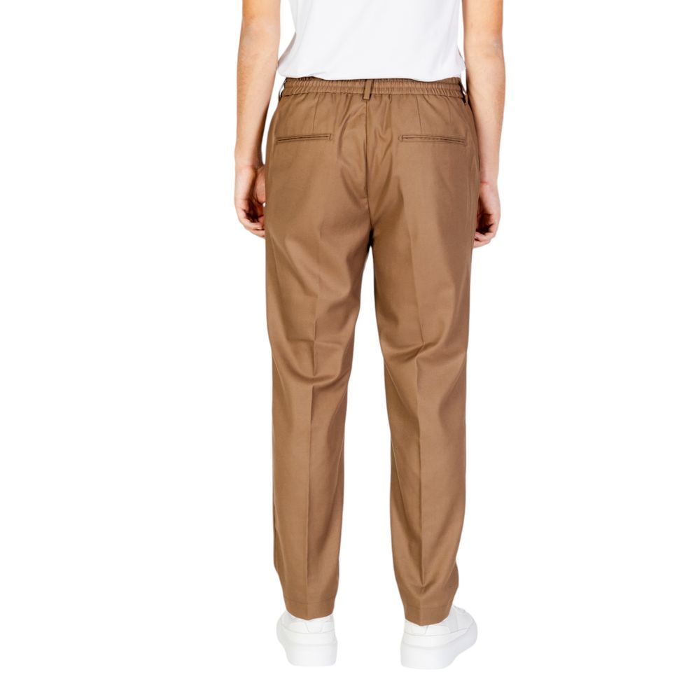 Hamaki-Ho Beige Polyester Pant
