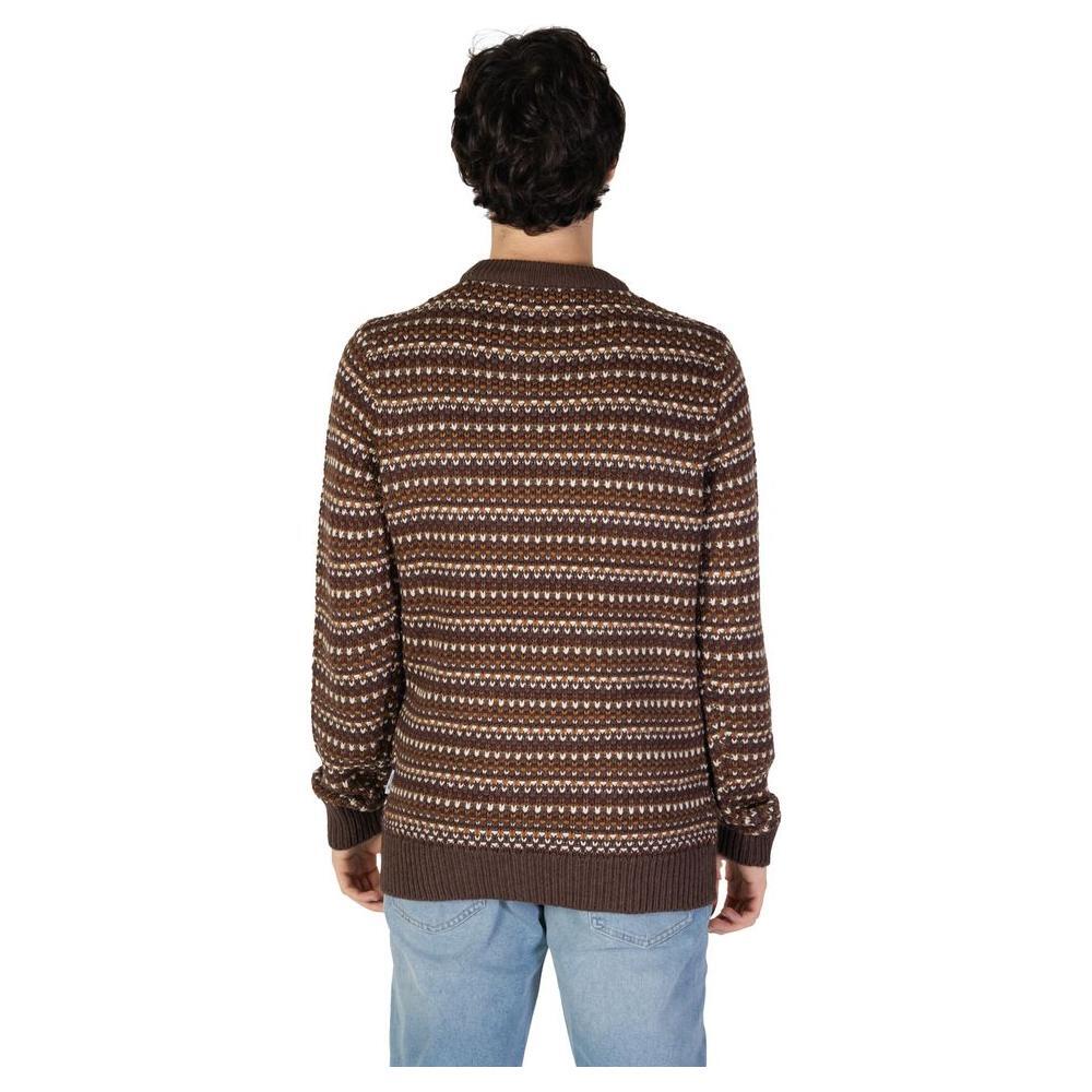 Only & Sons Brown Cotton Sweater ON-15710100140-IT52 | XL