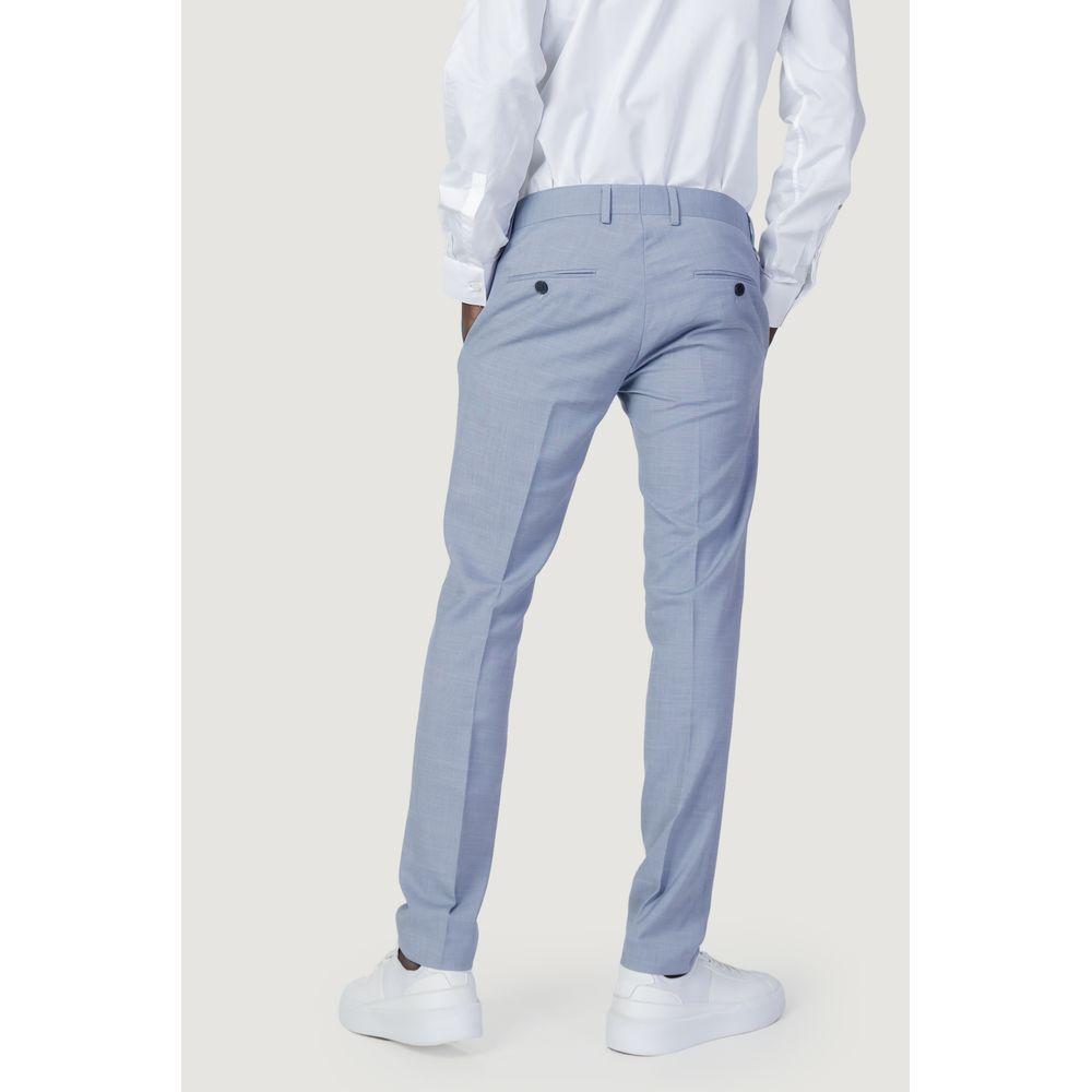 Antony Morato Blue Polyester Pant AN-10252100126-IT52 | XL