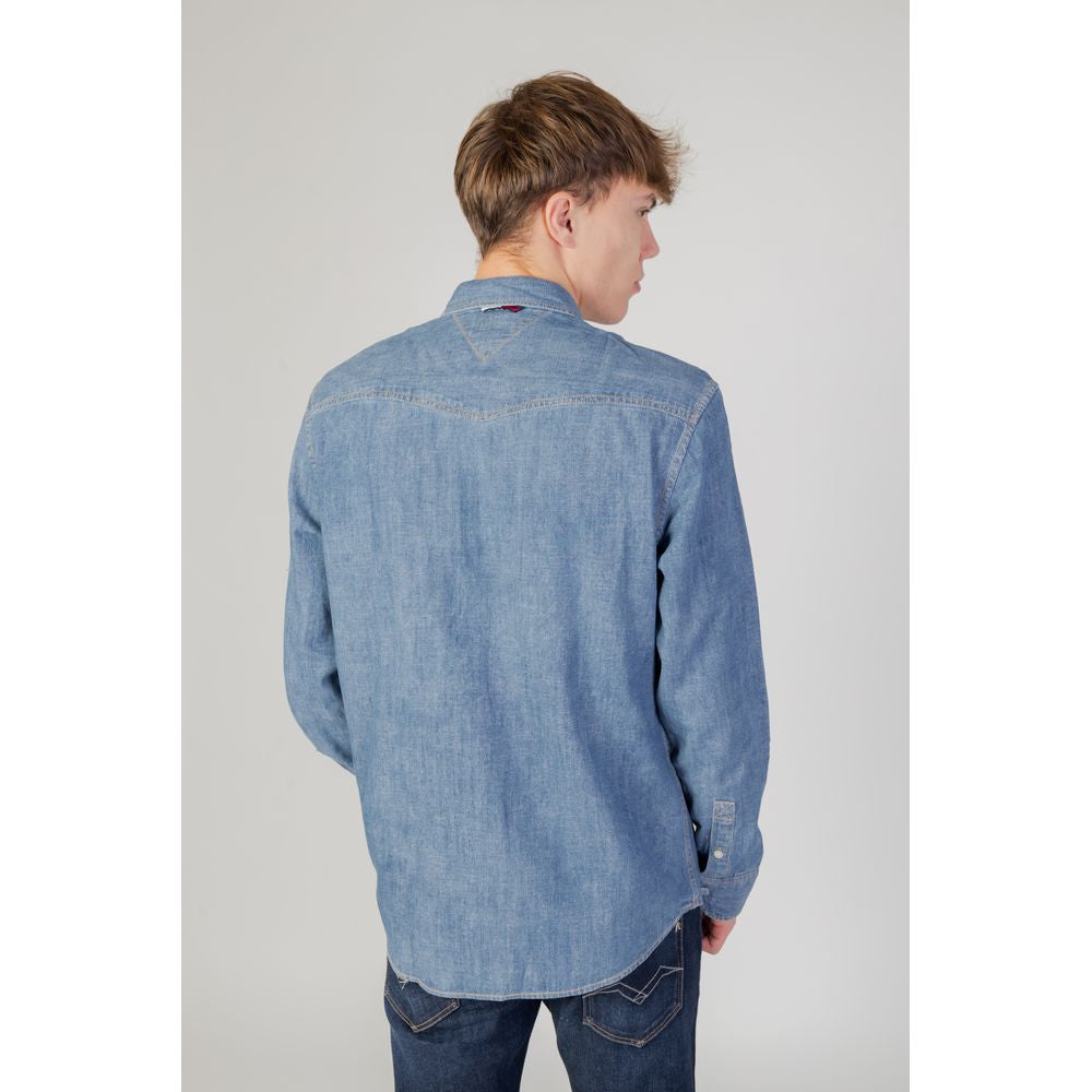 Tommy Hilfiger Jeans Blue Cotton Shirt TO-11572500176-IT52 | XL