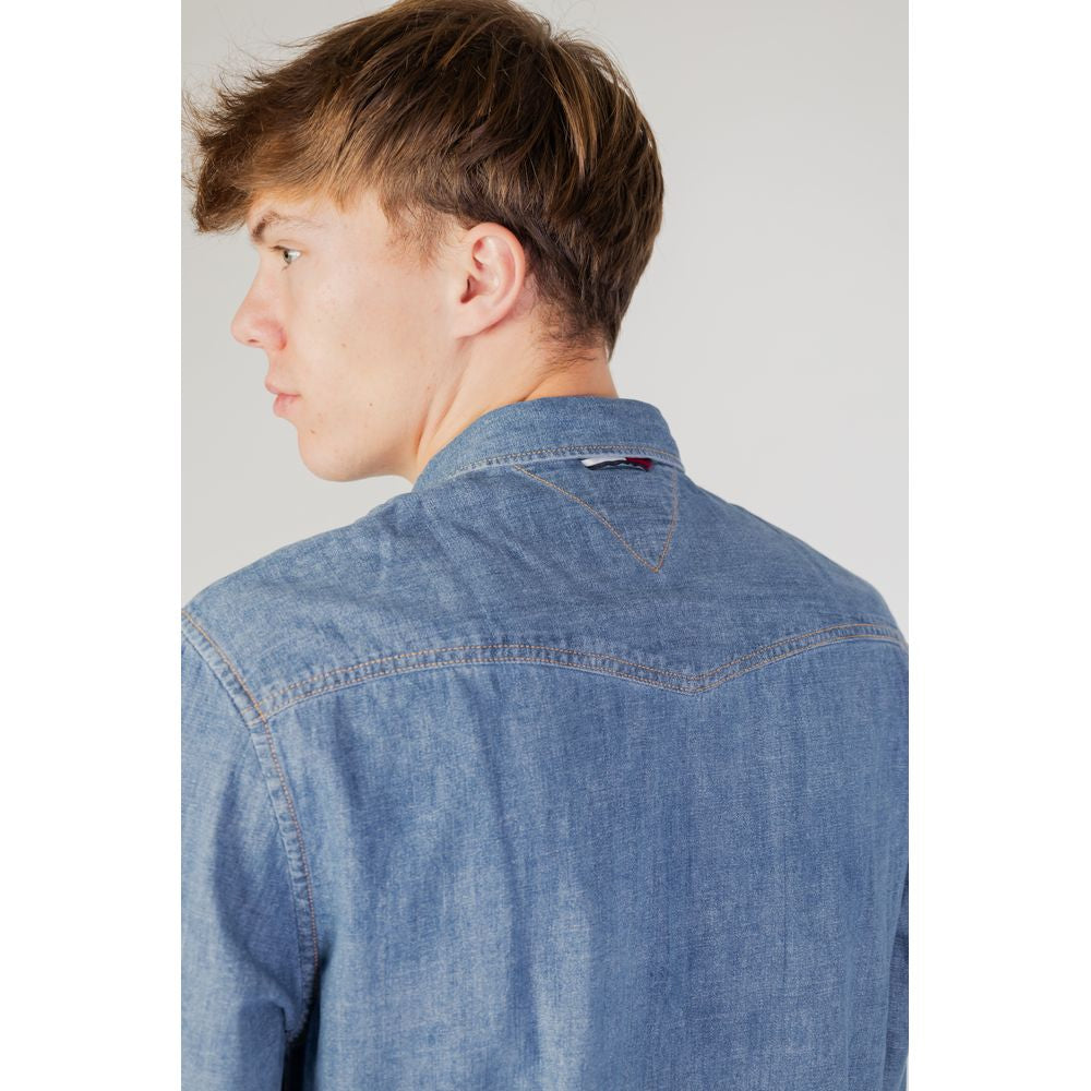 Tommy Hilfiger Jeans Blue Cotton Shirt TO-11572500176-IT52 | XL