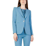 Rinascimento Turquoise Polyester Blazer RI-12022500679-IT42|M